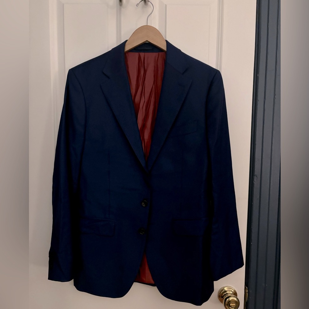 Spier & McKay 40R medium blue slim fit suit